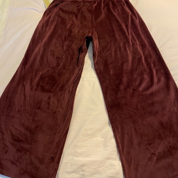 Michael Kors Brown Women’s Soft Sweatpants NWT $98 With MK Emblems Size XL - Picture 6 of 8